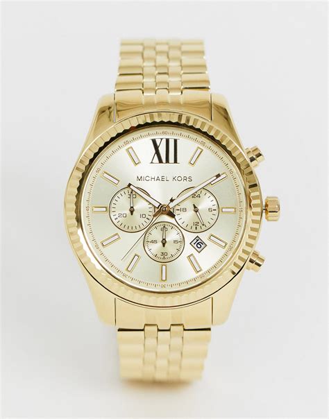 michael kors mk8281 lexington vs mk8281|michael kors gold tone.